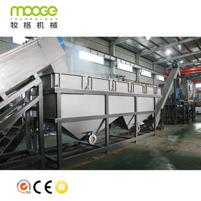 Waste Plastic PE PP Bags Film Recycling Washing Line