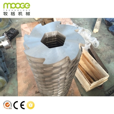 Crusher Plastic Auxiliary Machinery High Accuracy Recycled Double Shaft Shredder Blades