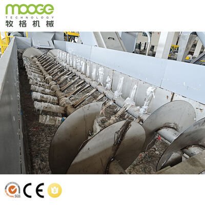 Waste Plastic Pp Bags Crushing Pe Film Recycling Washing Line
