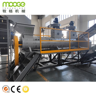 Electric Powersupply Waste Plastic Recycling Machine 380V50Hz Customizable Voltage Durable Plastic Waste Processing Equipment