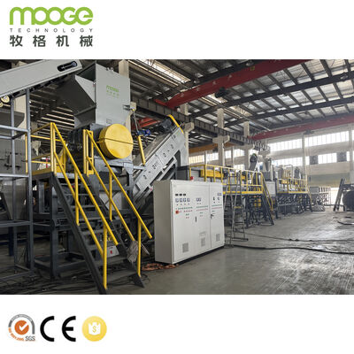 Waste PP PE Plastic Bottle Crushing Washing Drying Recycling Machine Line