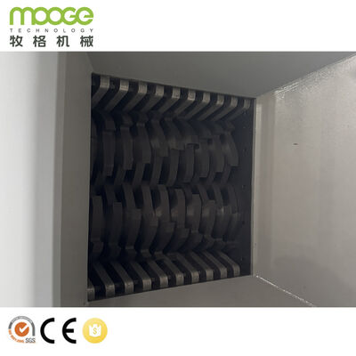 Industrial Double Shaft Shredder Machine for Plastic Film Woven Bag HDPE Drum PET Bottle Recycling
