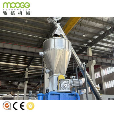 Automatic Double Stage Single Screw PP PE PET HDPE LDPE Plastic Pellet Making Machine