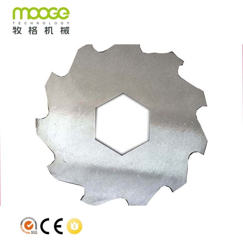 18n Rubber Double Shaft Shredder 30n Plastic Crusher Blade