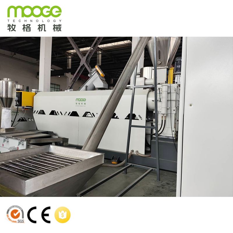 PLC-Controlled HDPE PP Plastic Pelletizing Machine with ABB Inverter