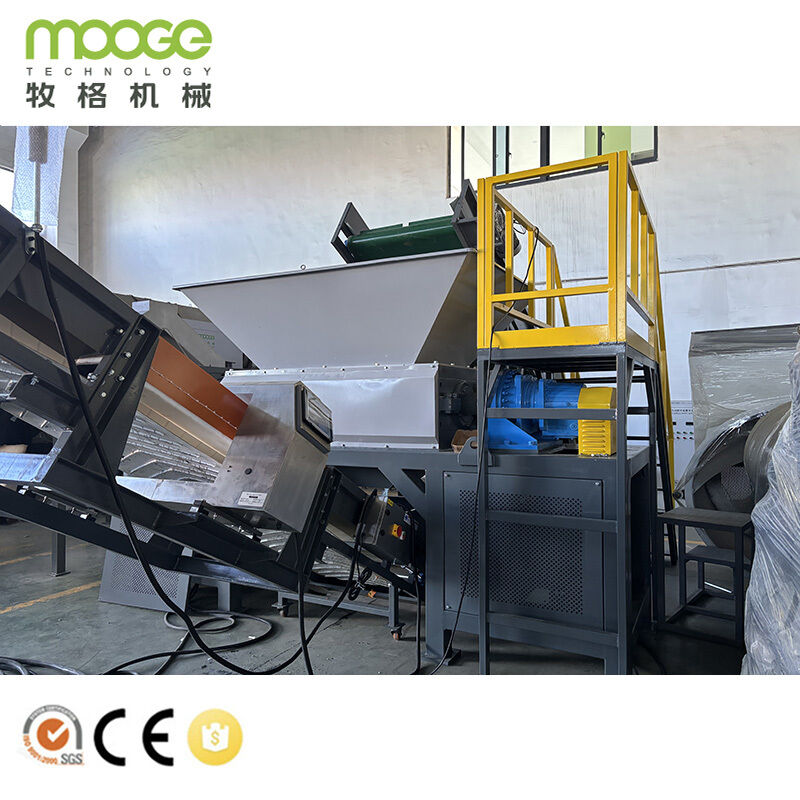 Heavy Duty HDPE Rigid Bottle Flakes Cleaning and Recycling Line for Waste Bottles, Drums, and Hollow Containers