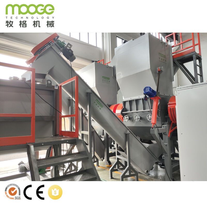 Rigid Plastic Crushing Machine for PET Bottle Jerrycan Plastic Barrel Scrap Processing