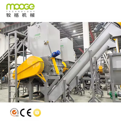 Schredder Recycling Brechmaschine PET Wasserflaschen Waschmaschine