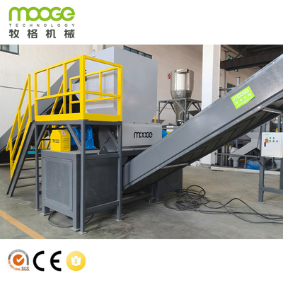 Plastik-PET-HDPE-Flaschen-Zerschlagung Reinigung Waschmaschine-Schredder Abfall-Recycling-Linie