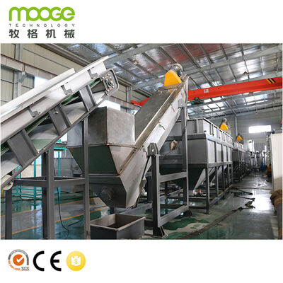 Schmutzige PP-Taschen- und PE-Folien-Plastik-Recycling-Wäsche