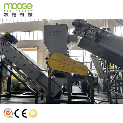 HDPE-Flaschenbrennwaschlinie für hochwertige Flakes mit Reibung und Warmwaschung