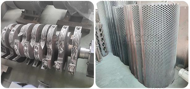 Reinigung Waschmaschine Zerkleinerungsmaschine Abfallrecyclinglinie 7