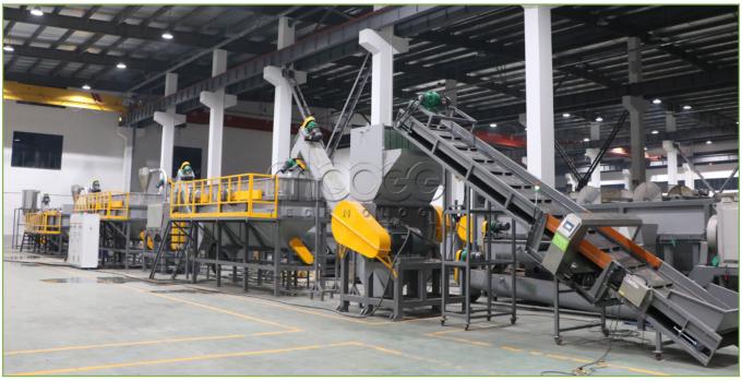 Clean Plastic Flakes Production SUS 304 Bottle Recycling Washing MEB-Series Waste Hot Water Plastic Recycling Line 3