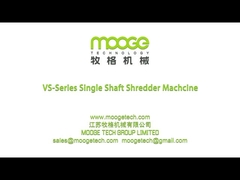 Einzelwellen-Abfall-Kunststoffklumpen-Schredder-Maschine 200 kg/h Granulator