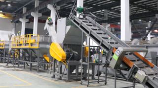 Starre Wäscheleine aus PE-PP-ABS-Kunststoff